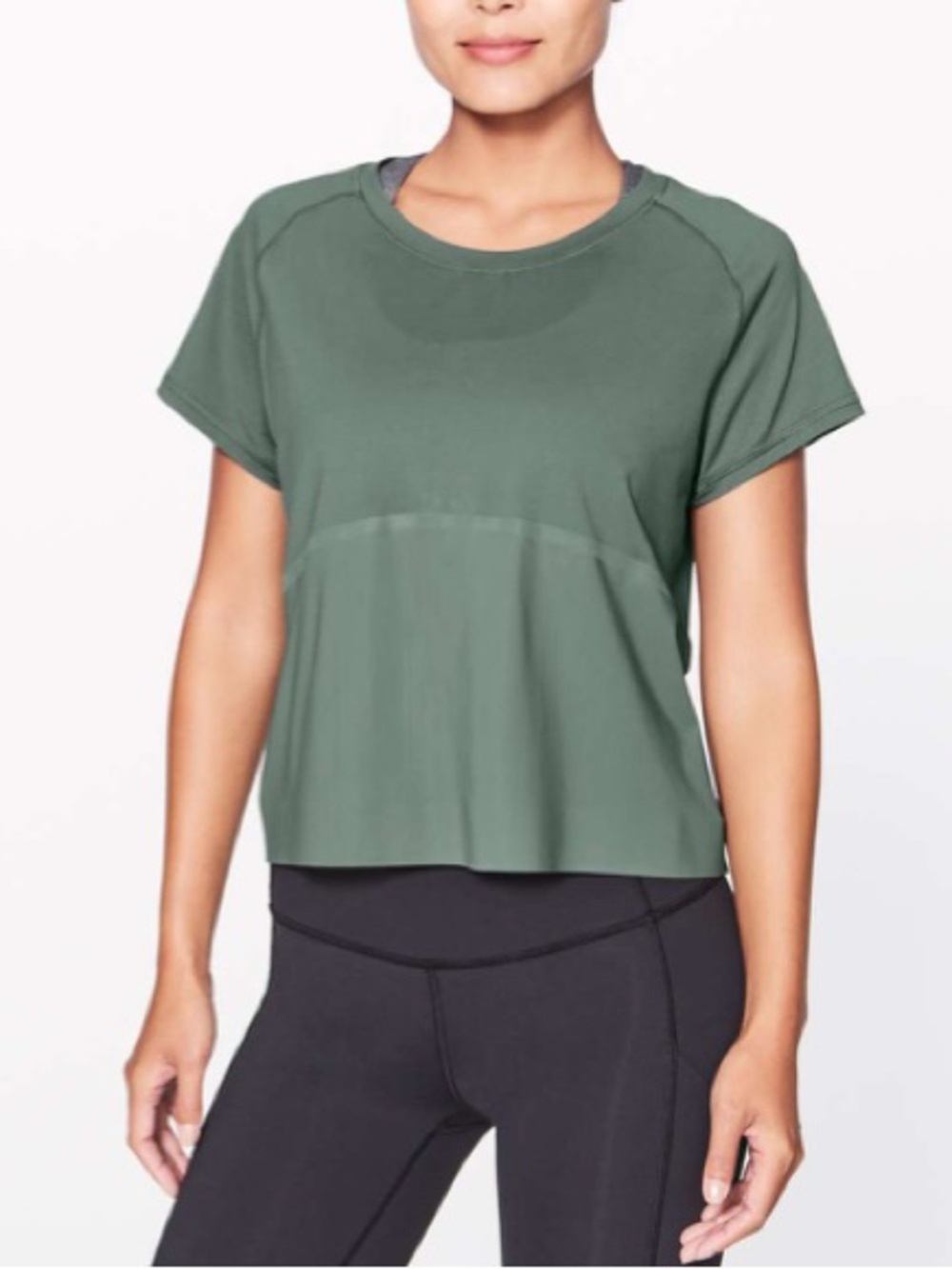 Lululemon Final Lap Short Sleeve tee Dark Forest